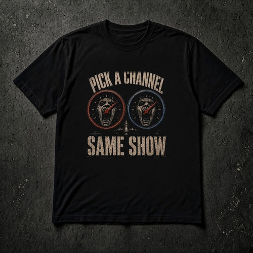 #14 Pick A Channel Tee front